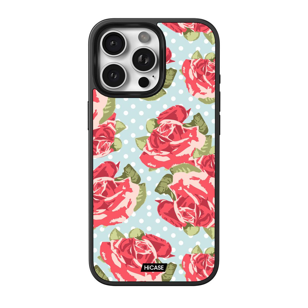 Retro Rose Garden iPhone 15 Pro Max Case