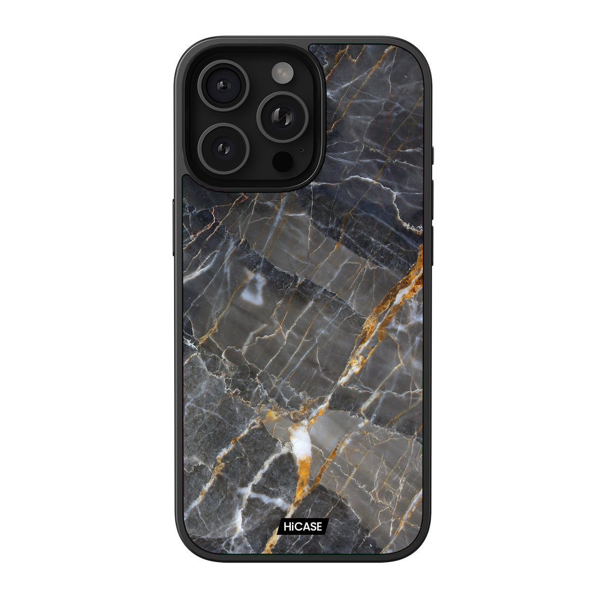 Gray Marble Pattern iPhone 15 Pro Max Case