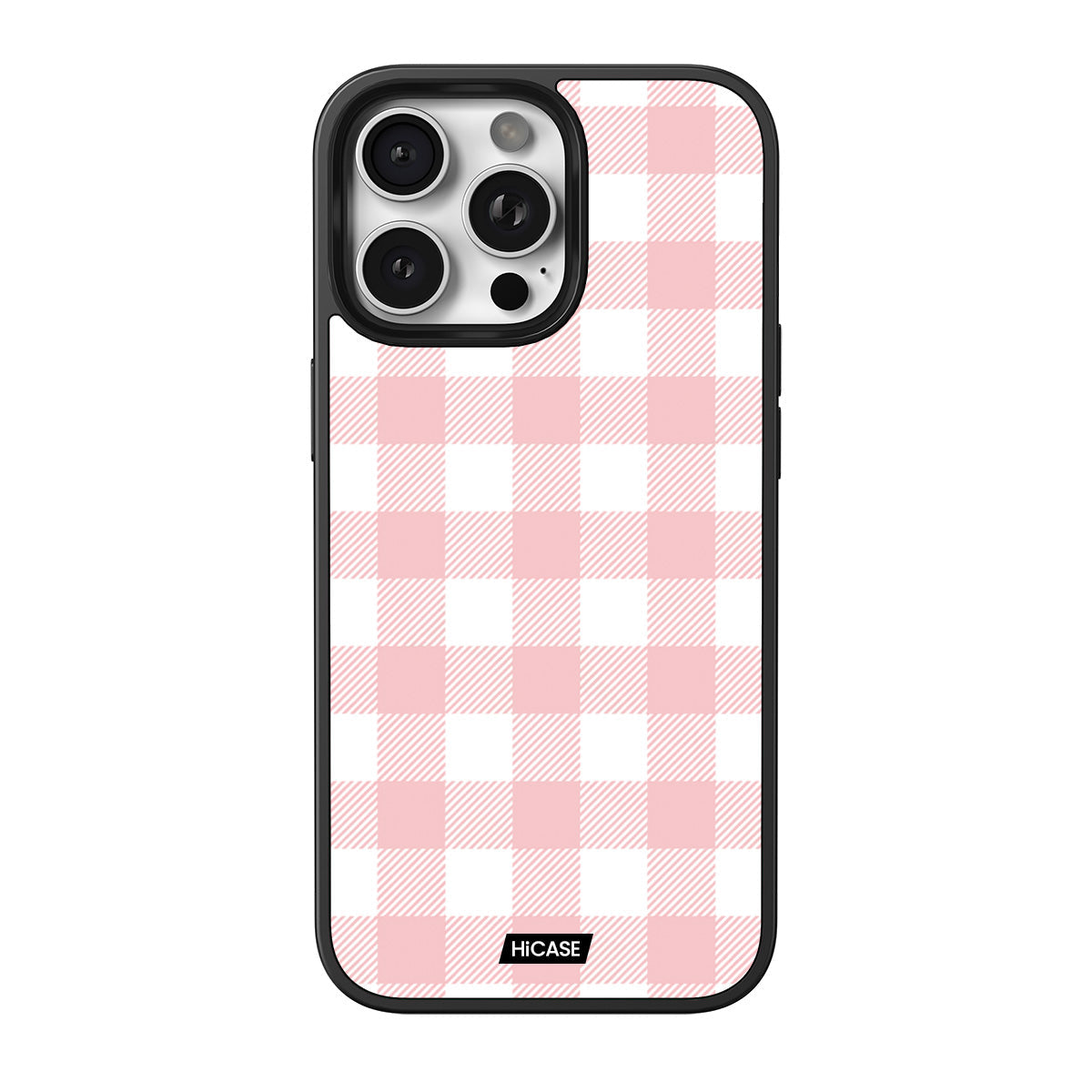 Pink Gingham iPhone 13 Pro Max Case