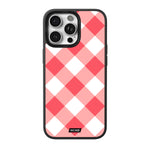 Coral Argyle iPhone Case