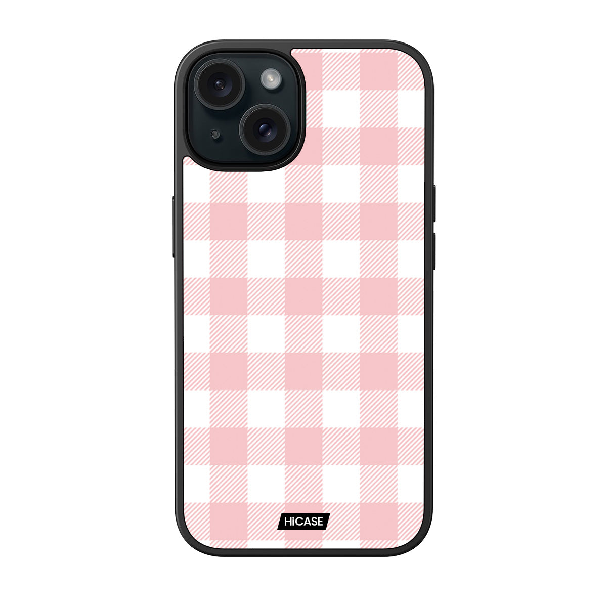 Pink Gingham iPhone 14 Case