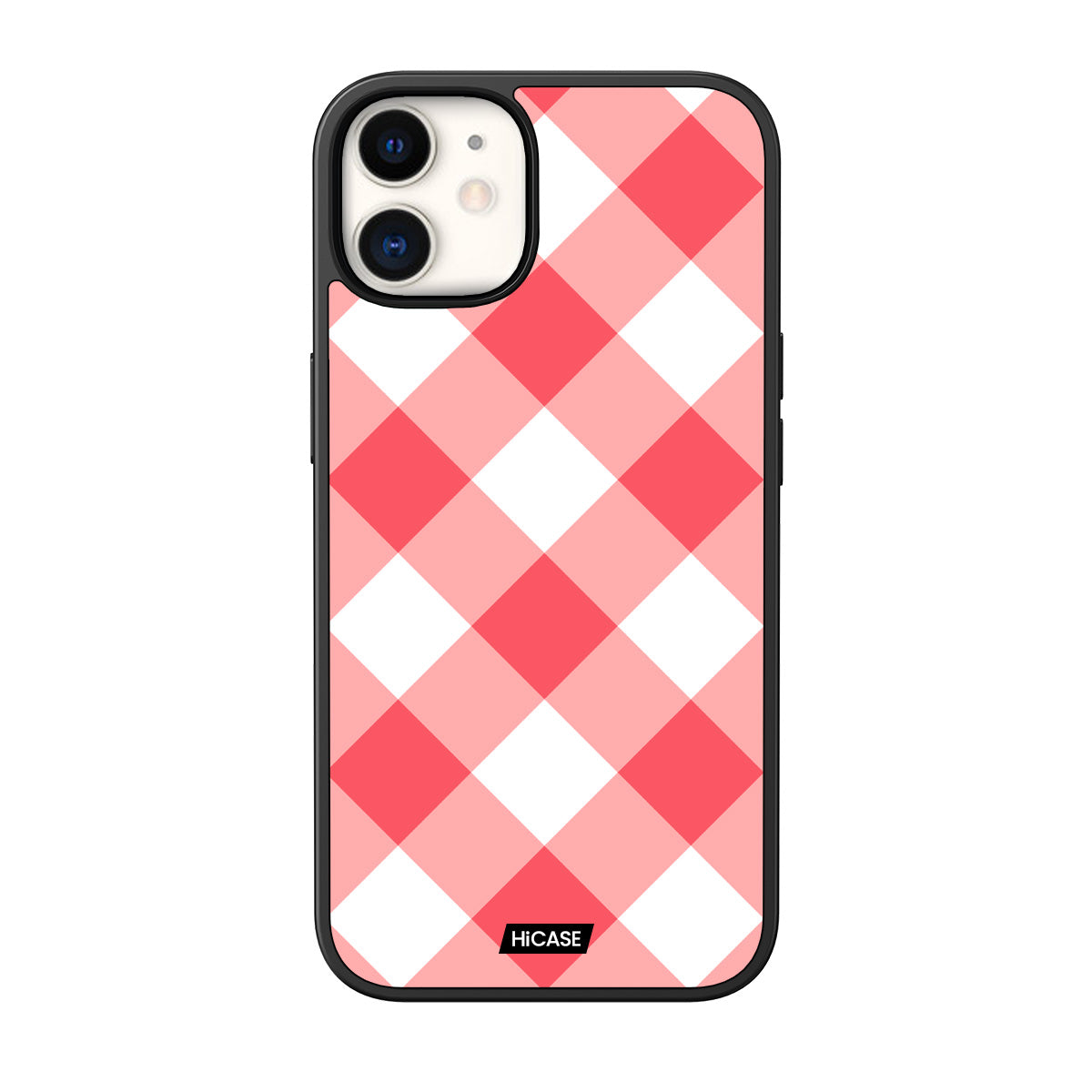 Coral Argyle iPhone 12 Case